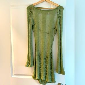 Jaded London Backless Knit dress